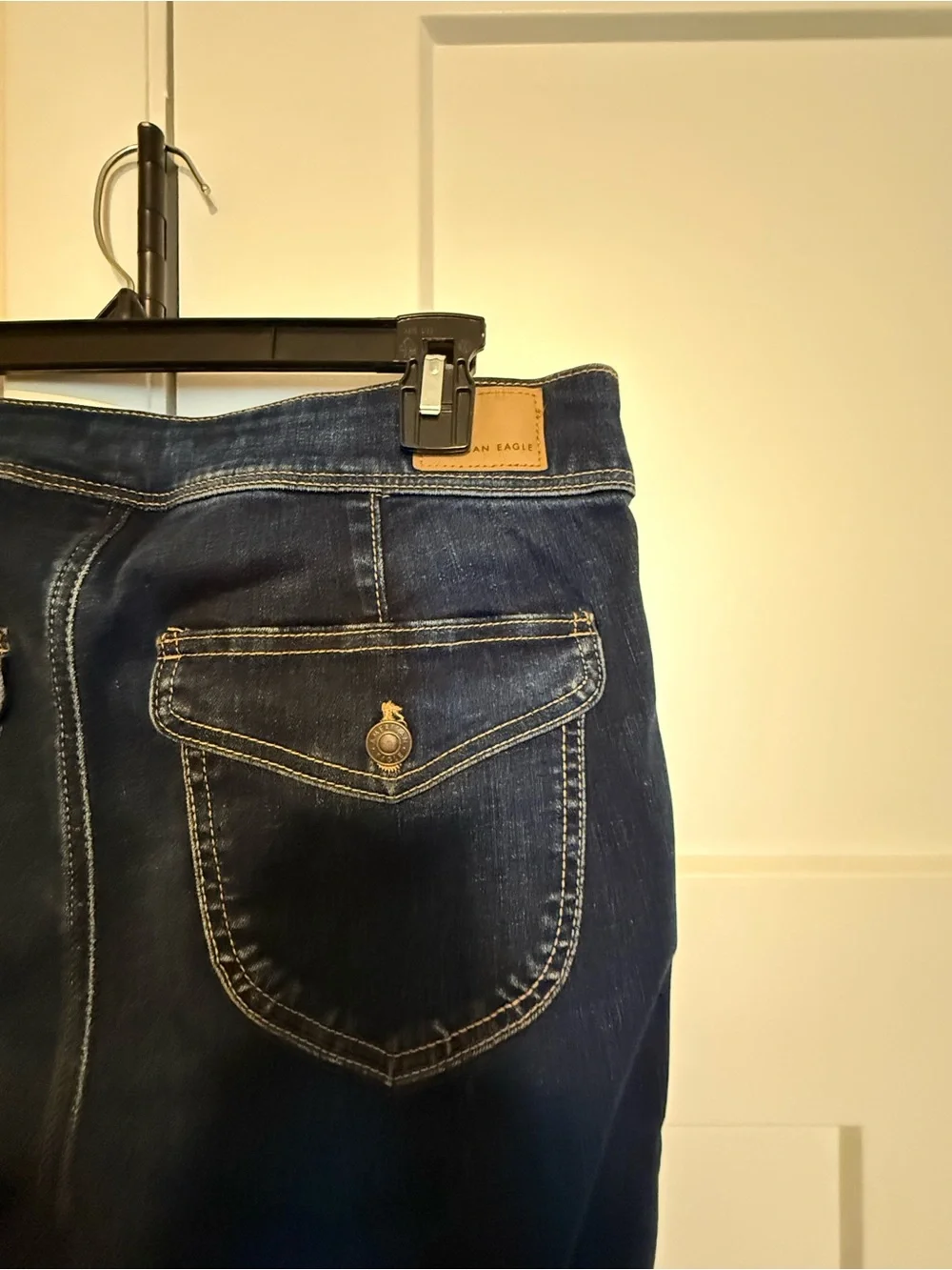 American Eagle Outfitters Dark Blue Flare Jeans